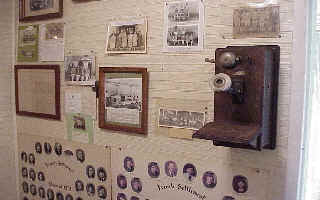 Creole House Museum Wall Display and Old Phone